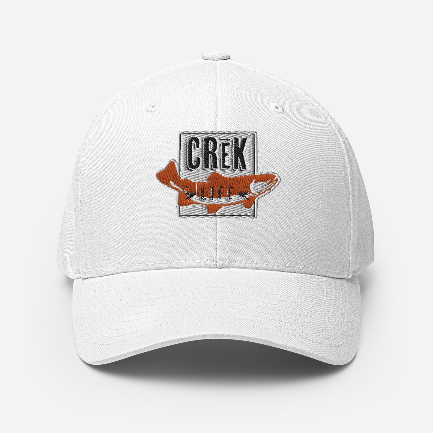 Crēk Life Trout Logo Stretch Fit Hat