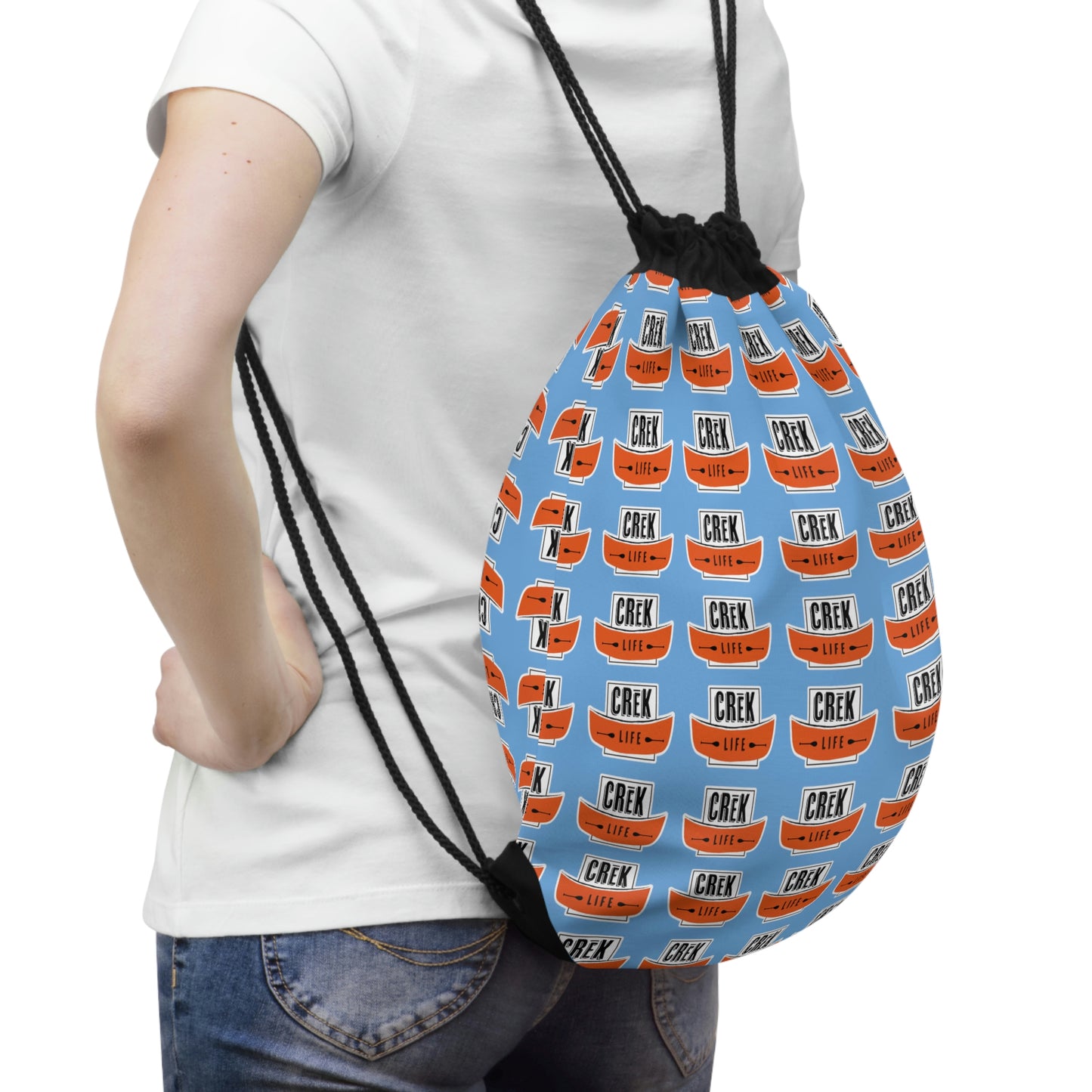 Crēk Life Drawstring Bag