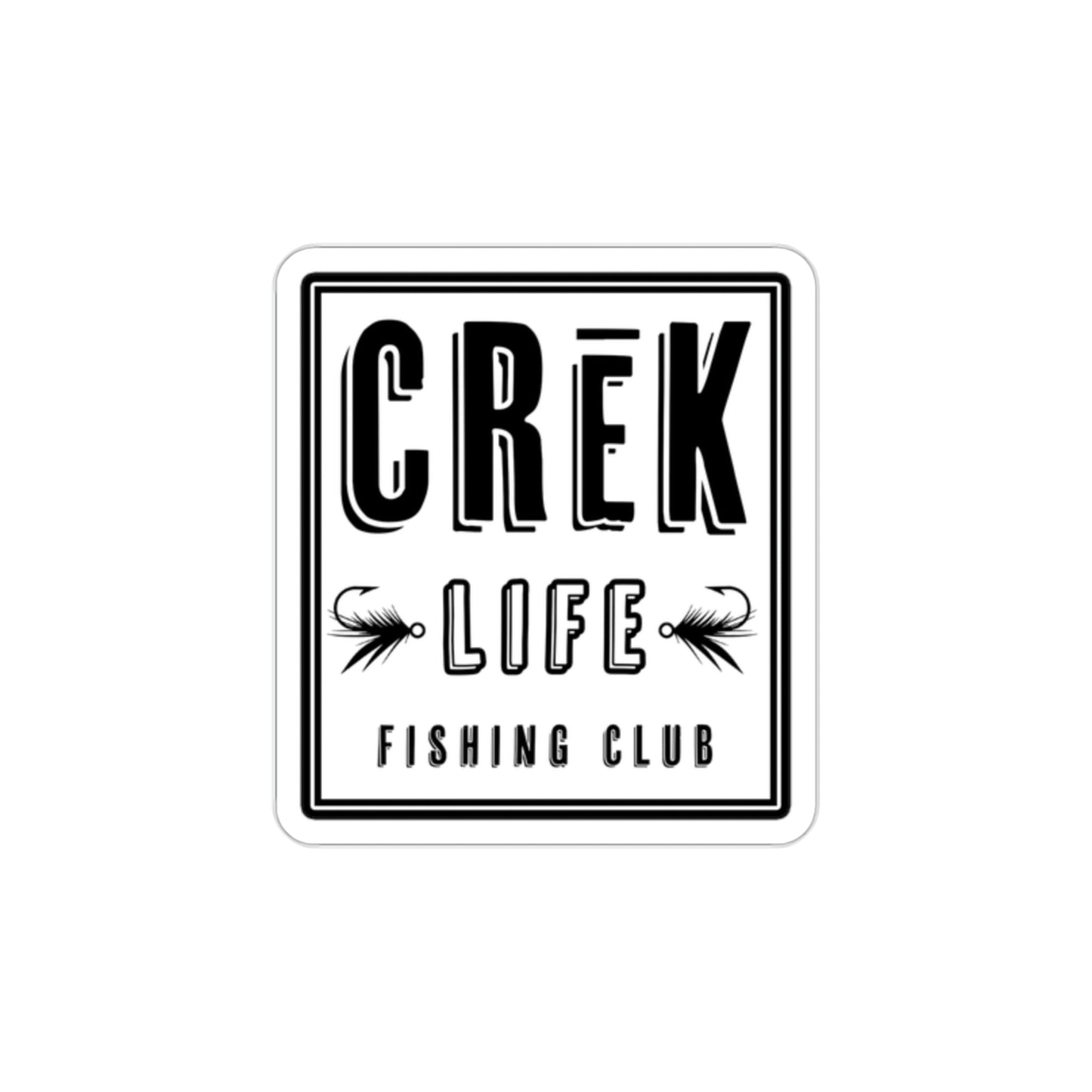 Crēk Life Fishing Club: Die-Cut Stickers