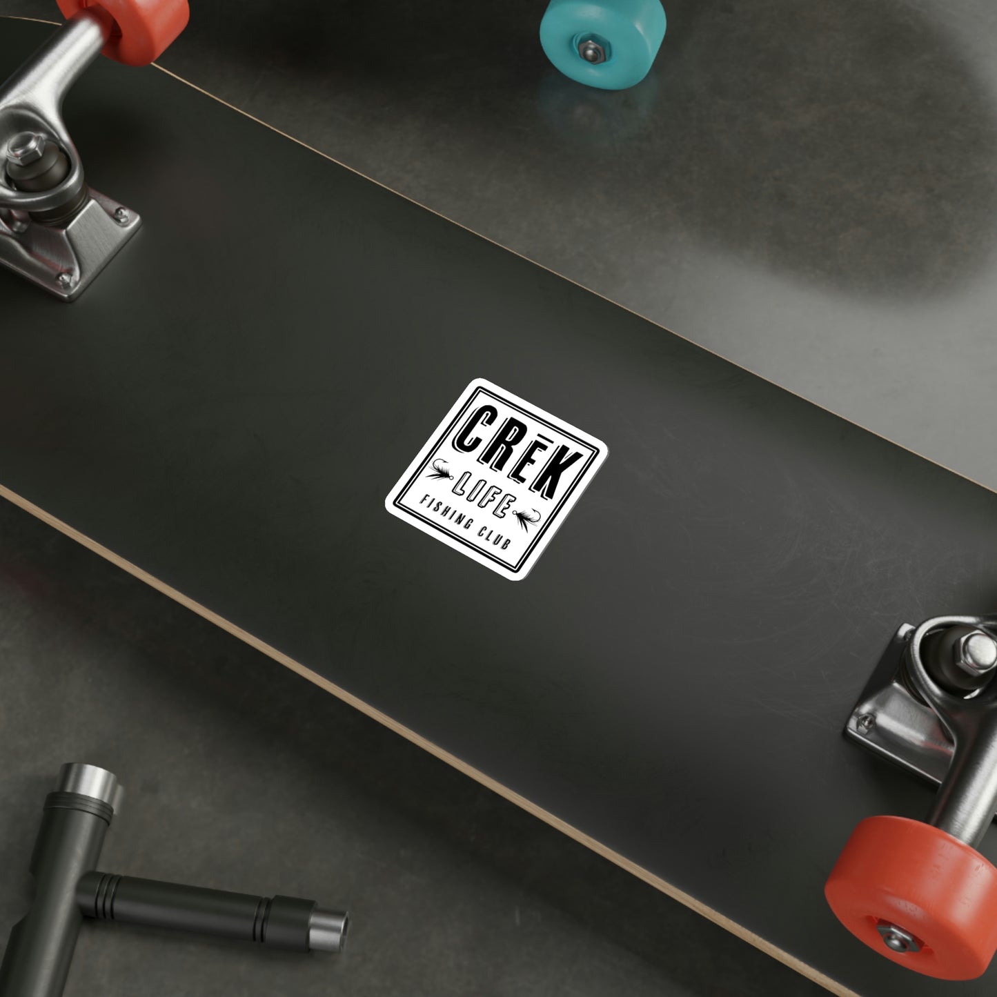 Crēk Life Fishing Club: Die-Cut Stickers