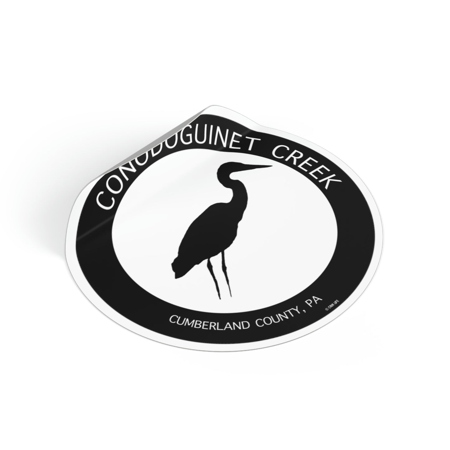 Conodoguinet Heron Sticker by Crēk Life
