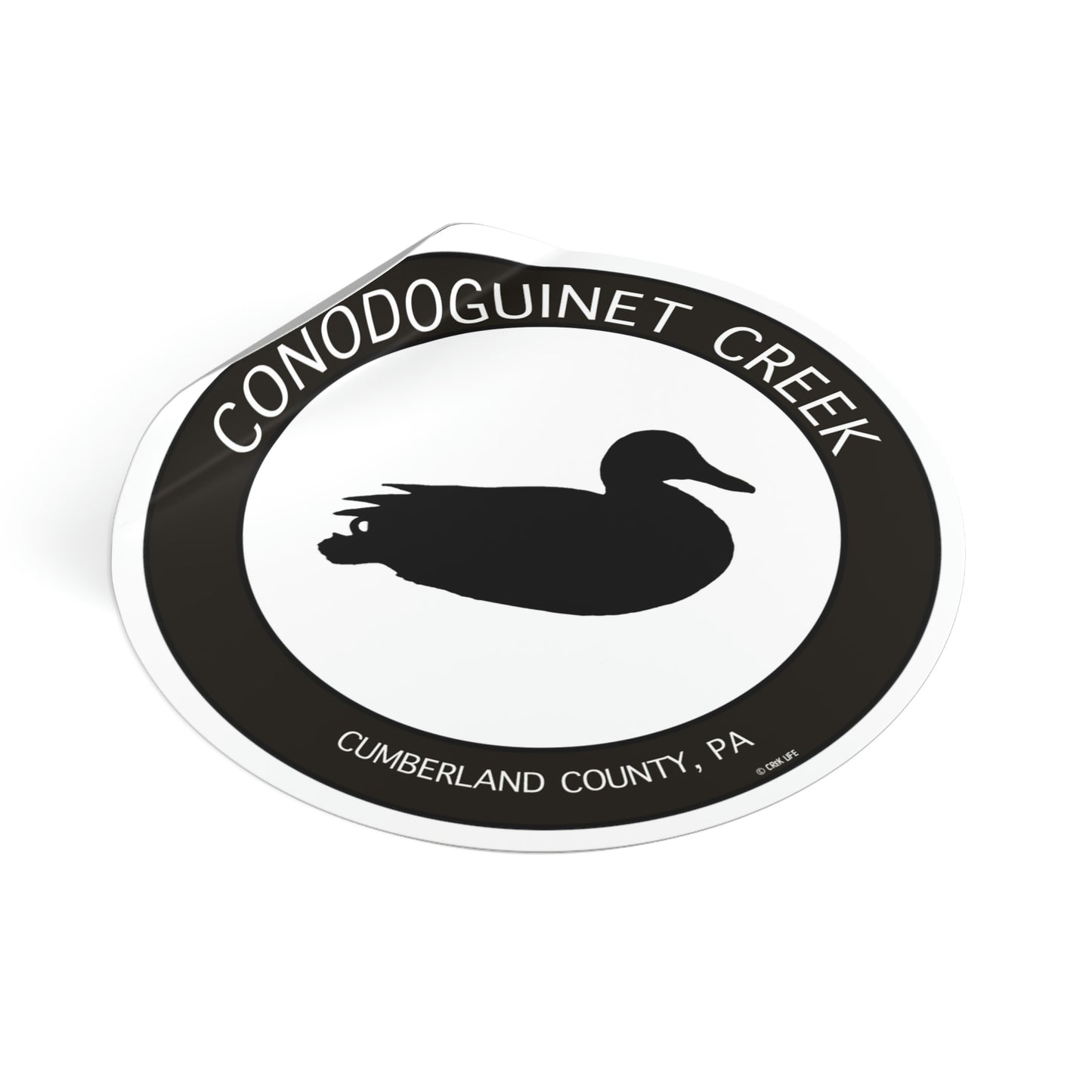 Conodoguinet Mallard Sticker by Crēk Life