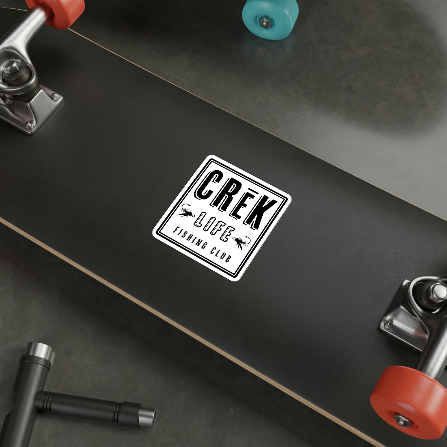 Crēk Life Fishing Club: Die-Cut Stickers