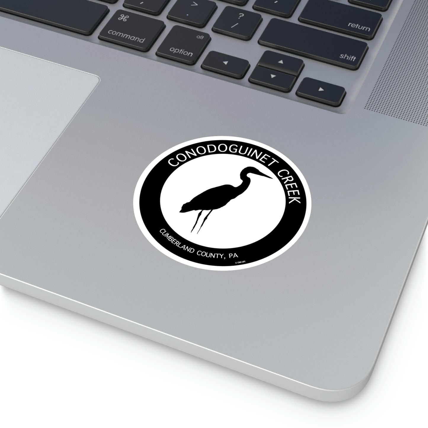 Conodoguinet Heron Sticker by Crēk Life