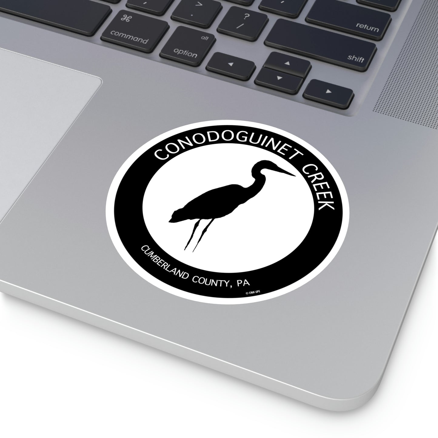 Conodoguinet Heron Sticker by Crēk Life