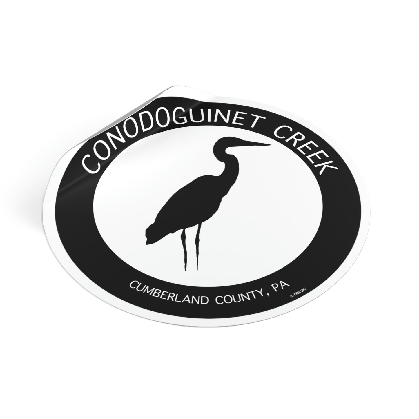 Conodoguinet Heron Sticker by Crēk Life