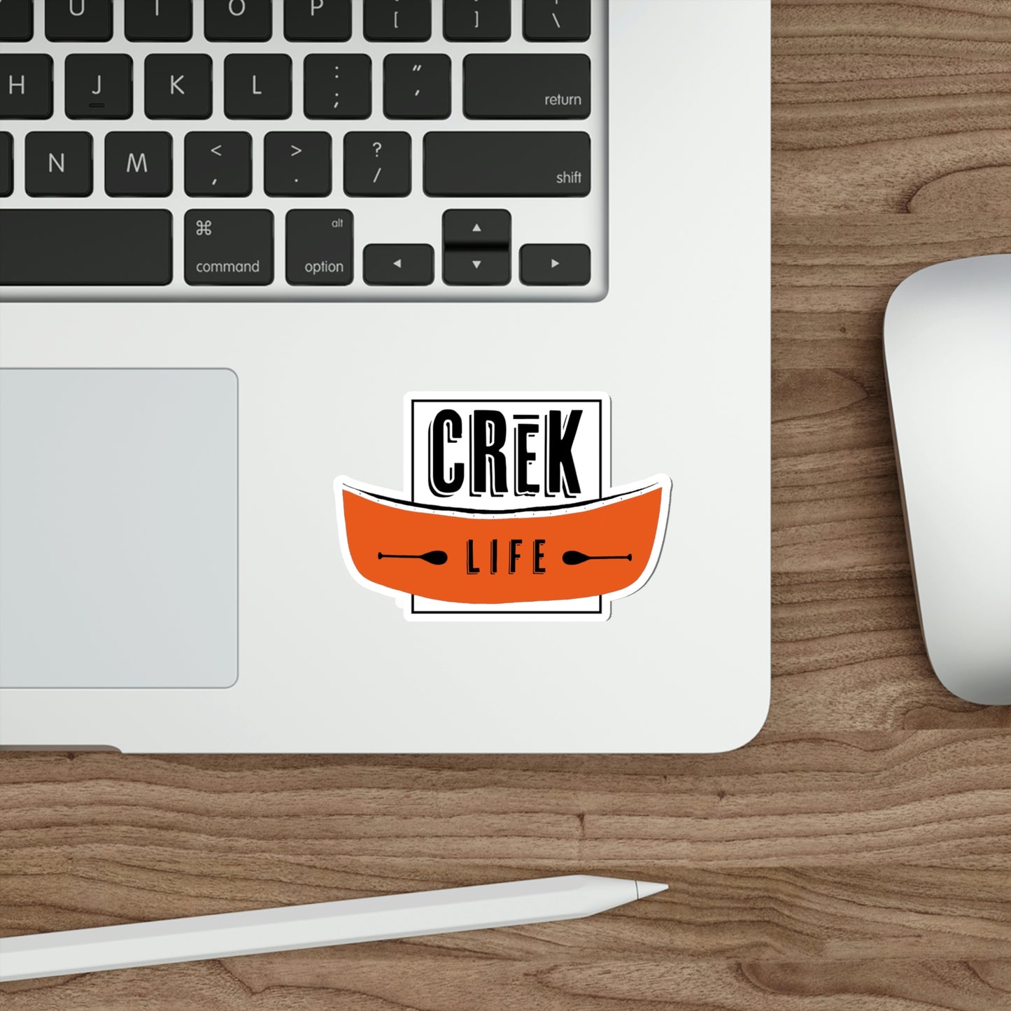 Crēk Life- Logo: Die-Cut Stickers