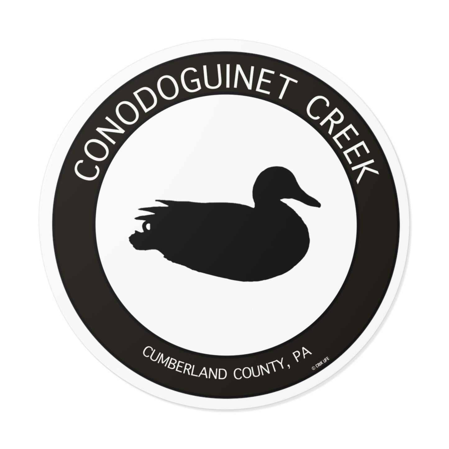 Conodoguinet Mallard Sticker by Crēk Life