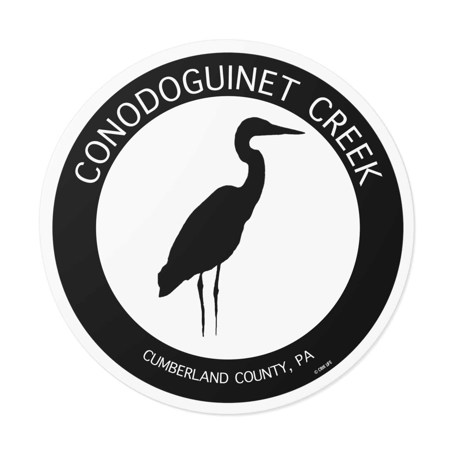 Conodoguinet Heron Sticker by Crēk Life