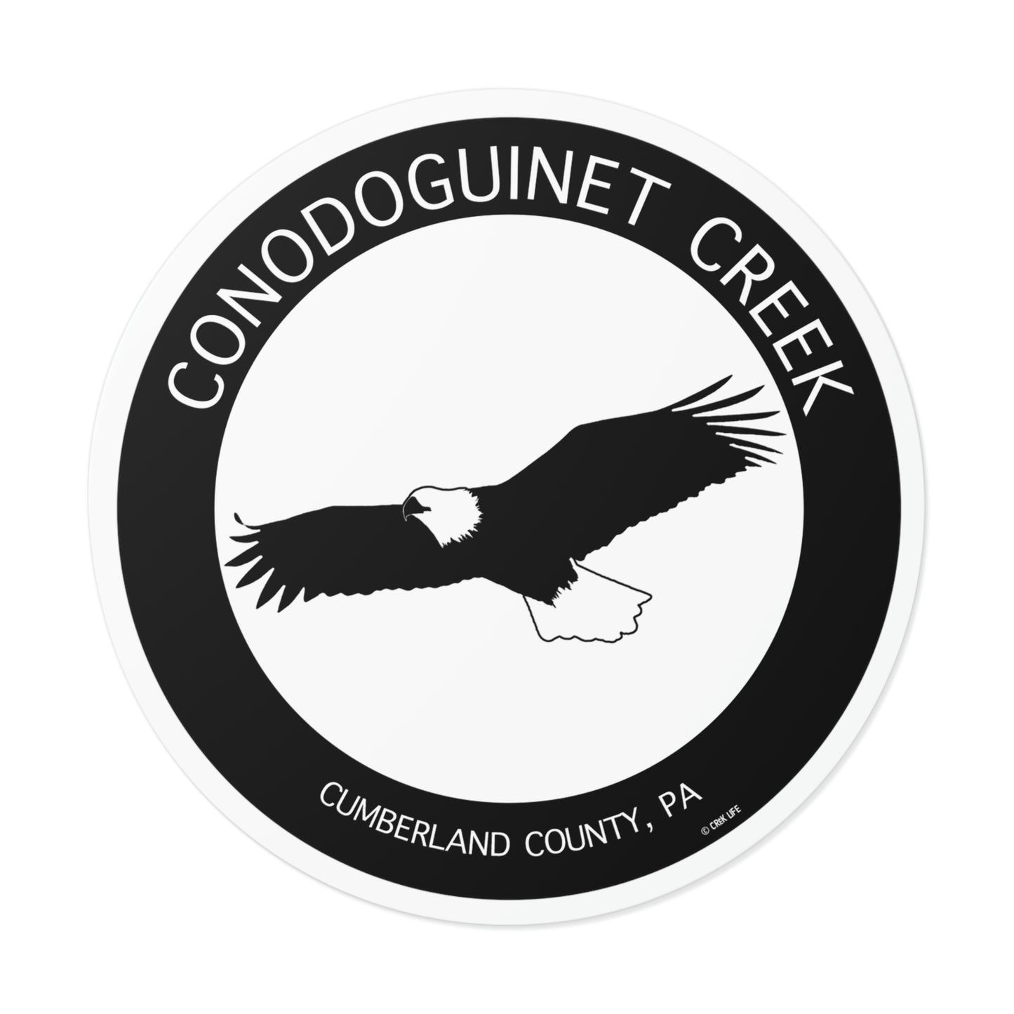 Conodoguinet Eagle Sticker by Crēk Life