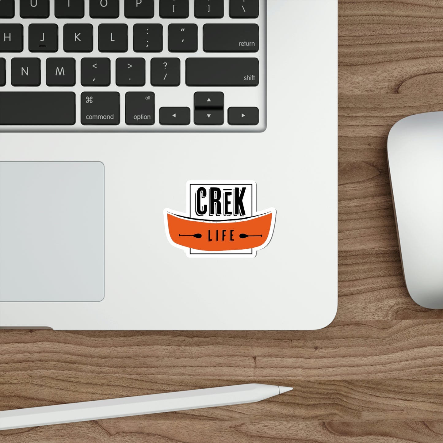 Crēk Life- Logo: Die-Cut Stickers