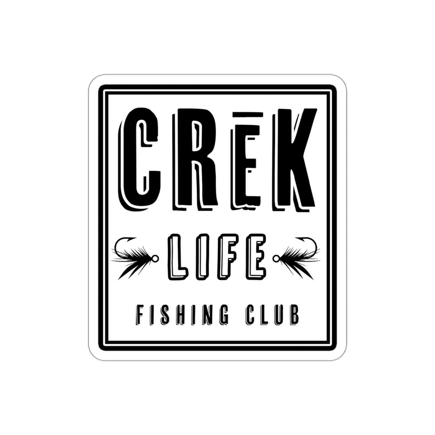 Crēk Life Fishing Club: Die-Cut Stickers