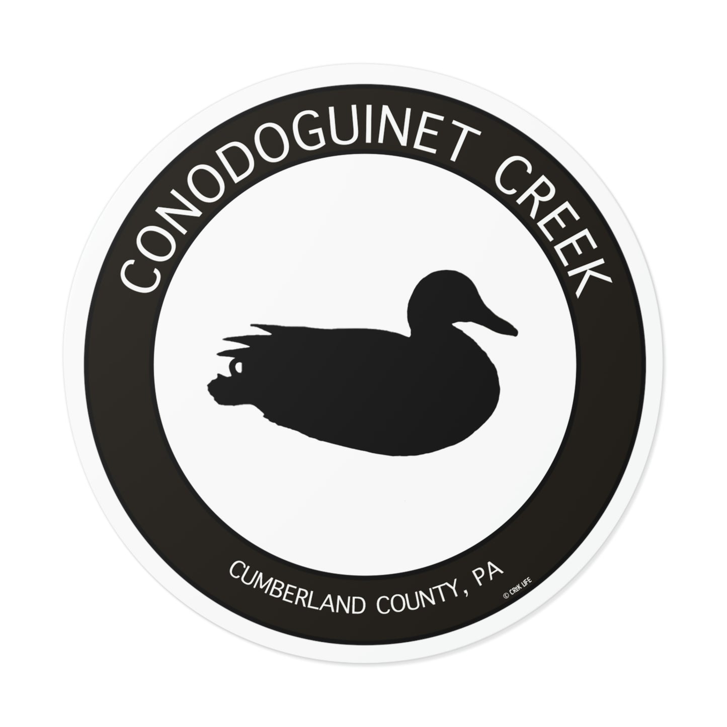 Conodoguinet Mallard Sticker by Crēk Life