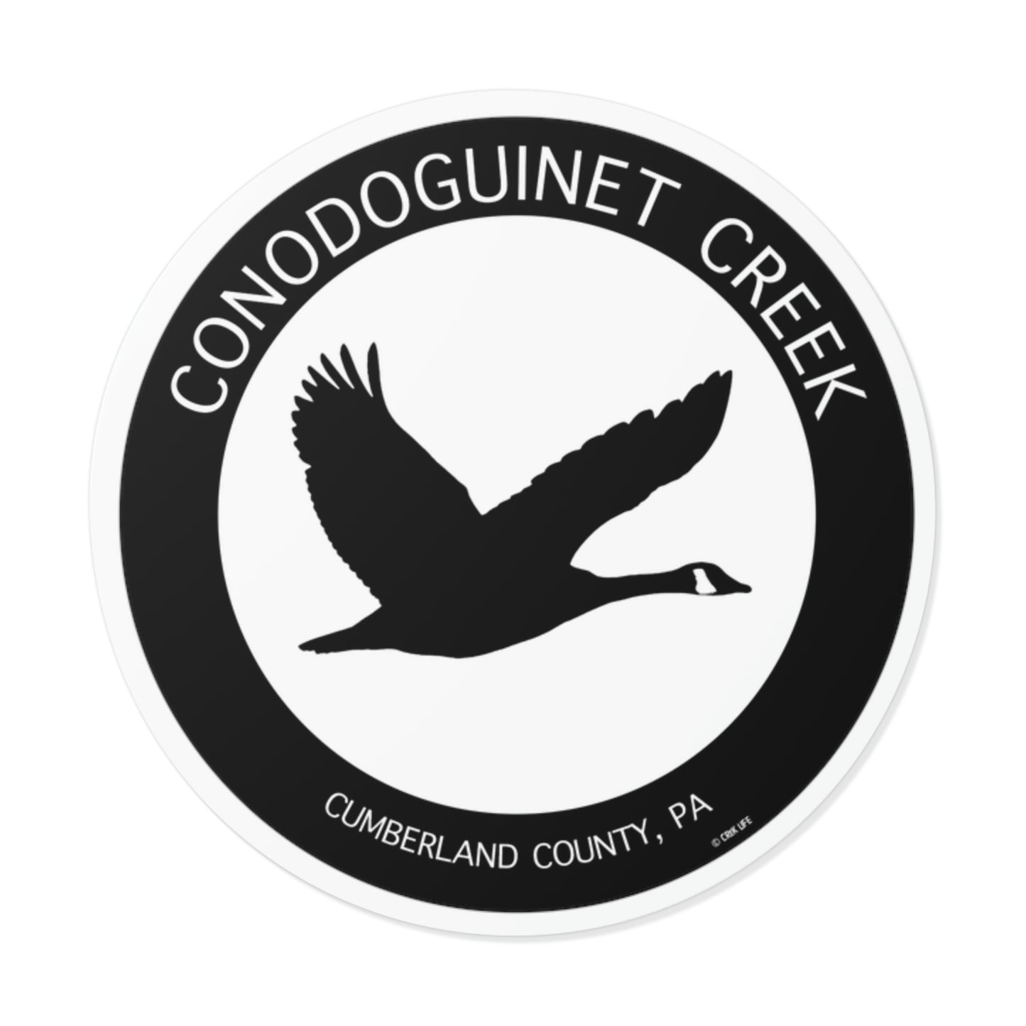 Conodoguinet Goose Sticker by Crēk Life