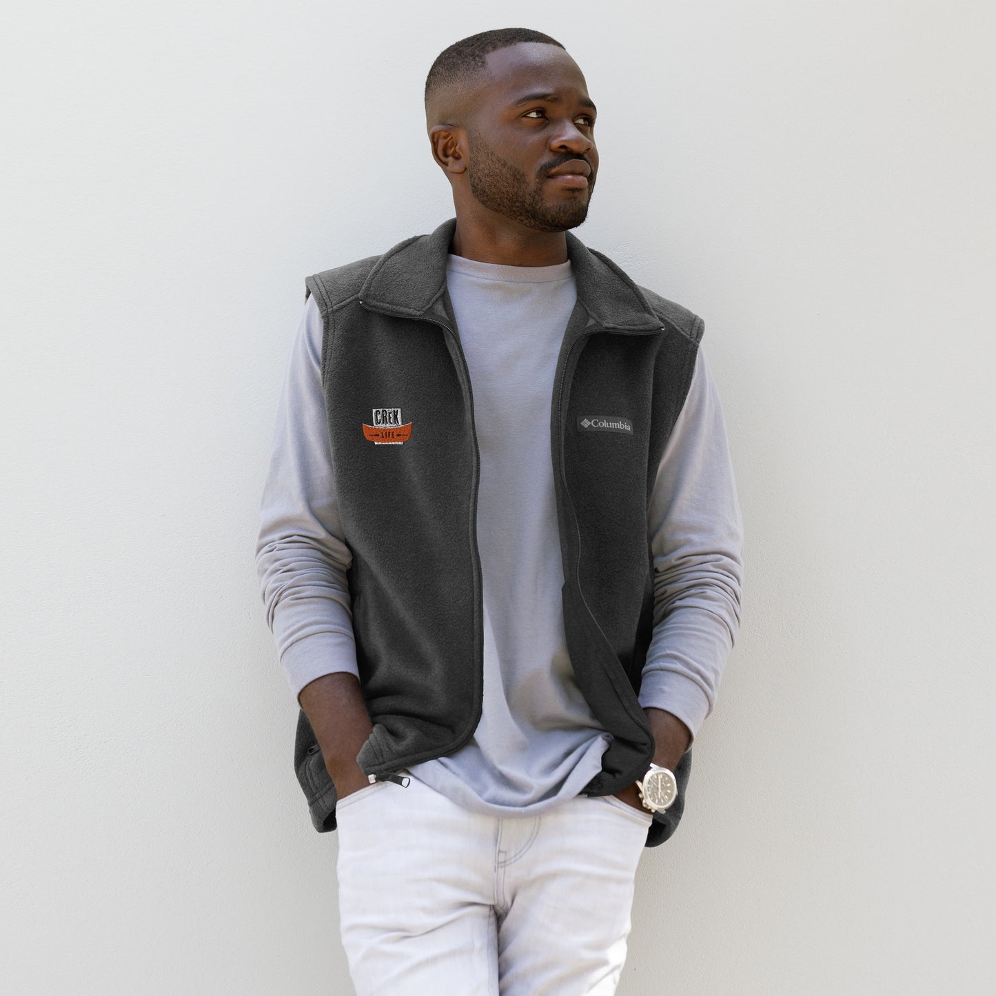 Crēk Life Men’s Columbia Fleece Vest