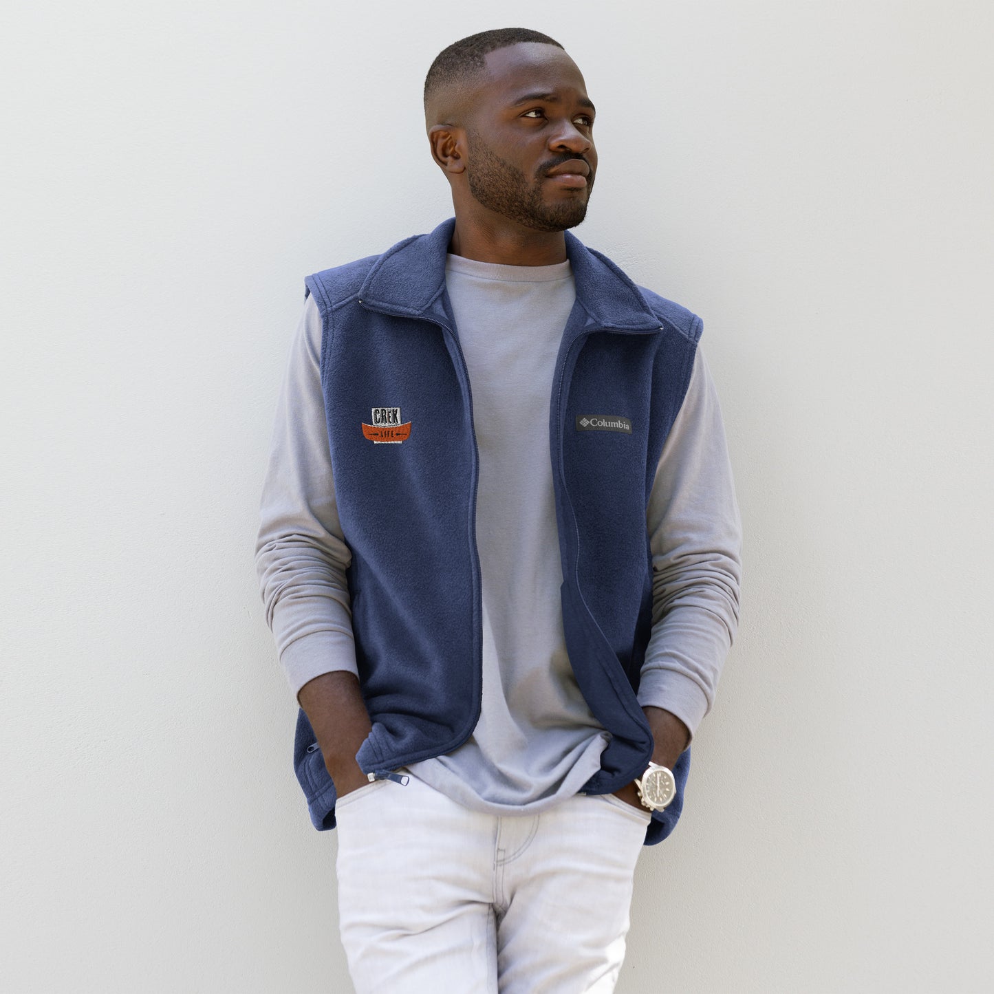 Crēk Life Men’s Columbia Fleece Vest