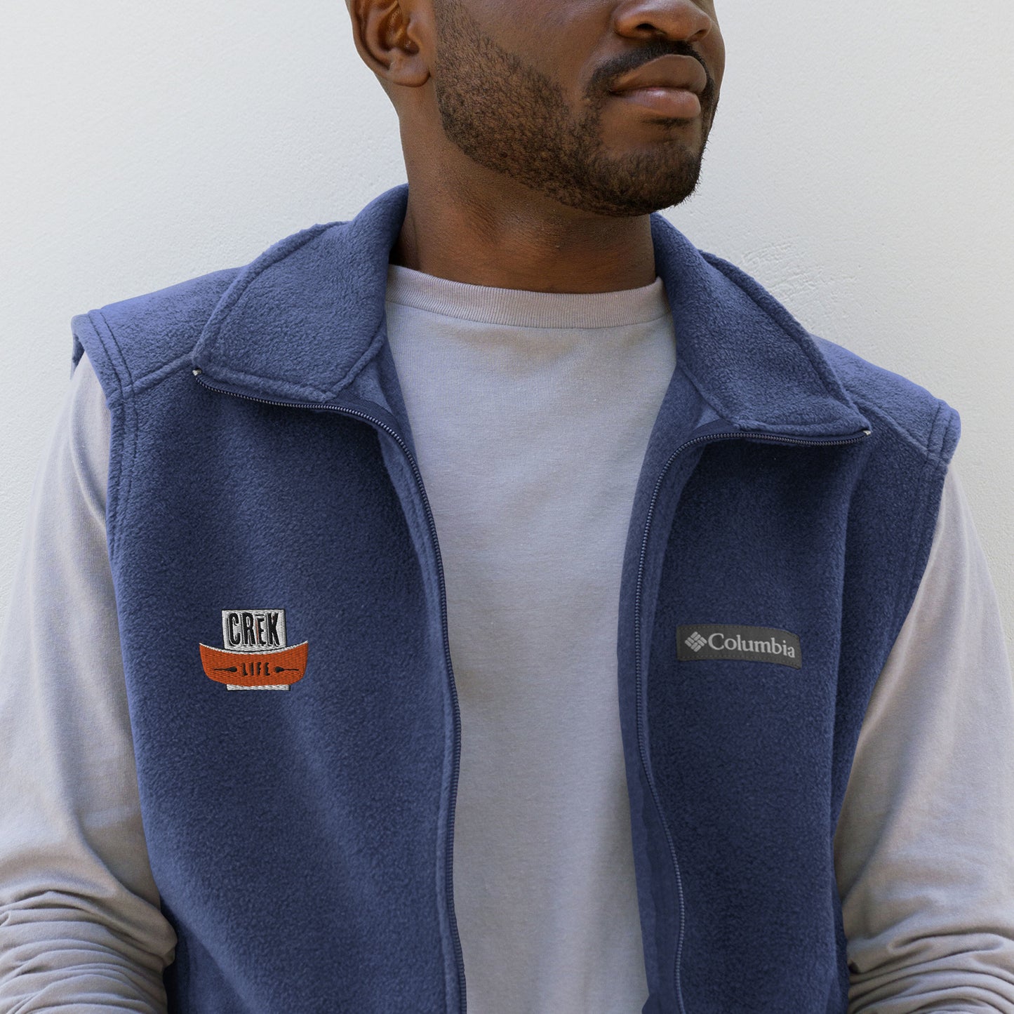 Crēk Life Men’s Columbia Fleece Vest