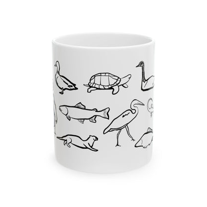 Crēk Creatures Ceramic Mug