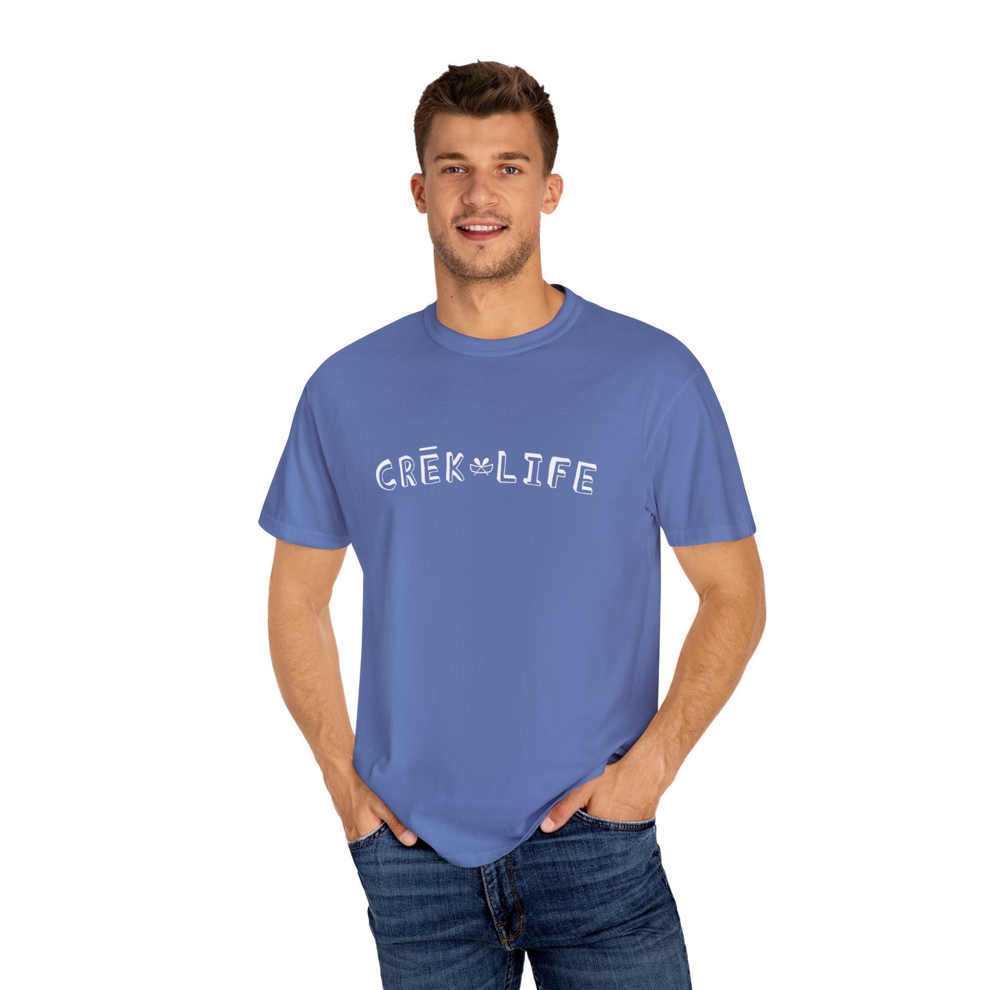 Crēk Life: Weekend Office Unisex Garment-Dyed T-shirt