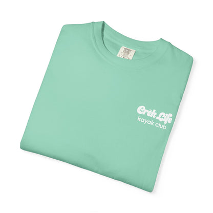Crēk Life: Kayak Club Unisex Garment-Dyed T-shirt
