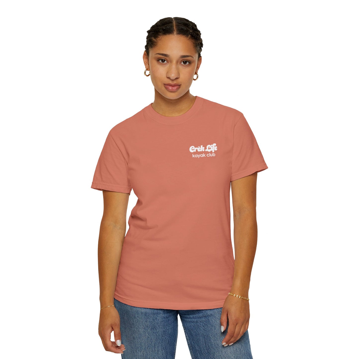 Crēk Life: Kayak Club Unisex Garment-Dyed T-shirt