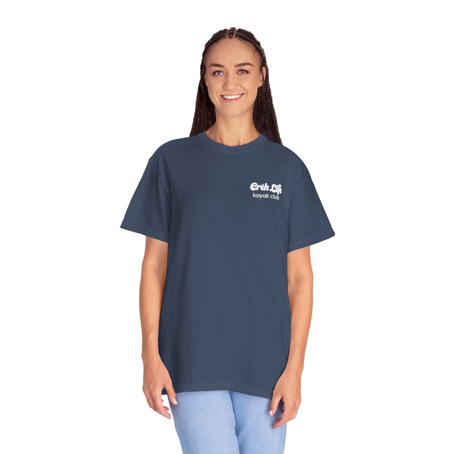 Crēk Life: Kayak Club Unisex Garment-Dyed T-shirt