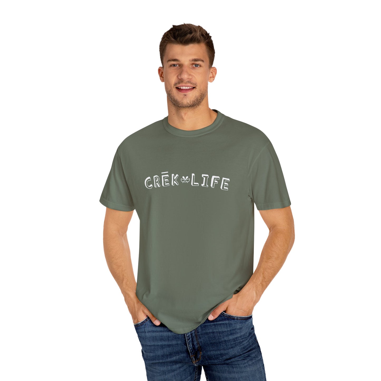 Crēk Life: Weekend Office Unisex Garment-Dyed T-shirt