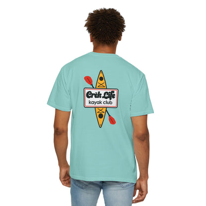 Crēk Life: Kayak Club Unisex Garment-Dyed T-shirt