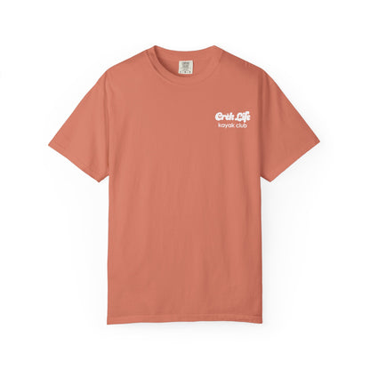Crēk Life: Kayak Club Unisex Garment-Dyed T-shirt