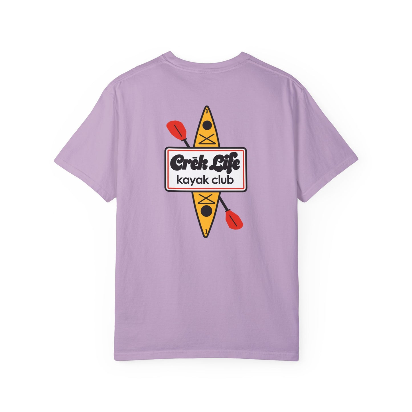 Crēk Life: Kayak Club Unisex Garment-Dyed T-shirt