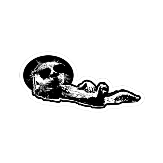 Otter Vibes Vinyl Sticker