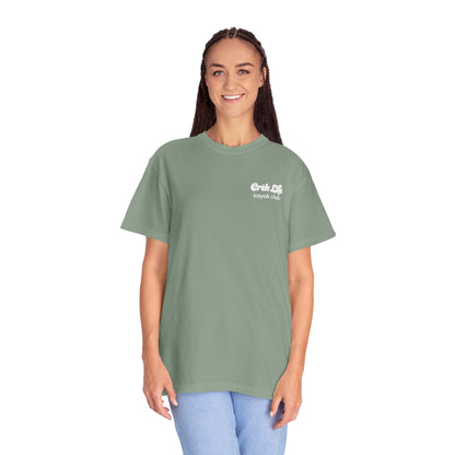 Crēk Life: Kayak Club Unisex Garment-Dyed T-shirt