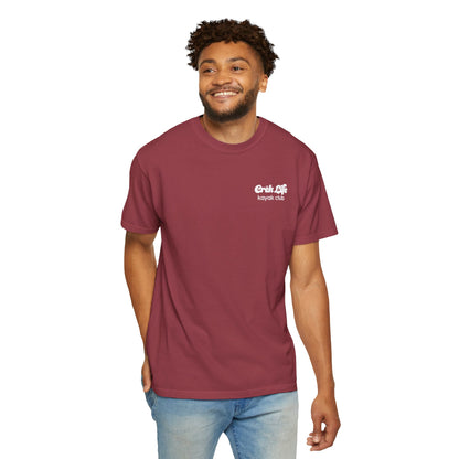 Crēk Life: Kayak Club Unisex Garment-Dyed T-shirt