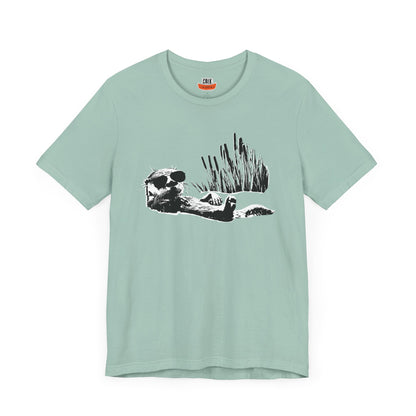Otter Vibes: Unisex Bell+Canvas T-Shirt by Crēk Life