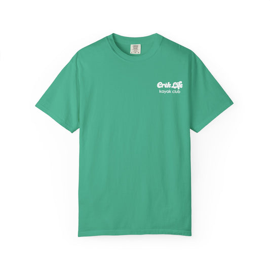 Crēk Life: Kayak Club Unisex Garment-Dyed T-shirt