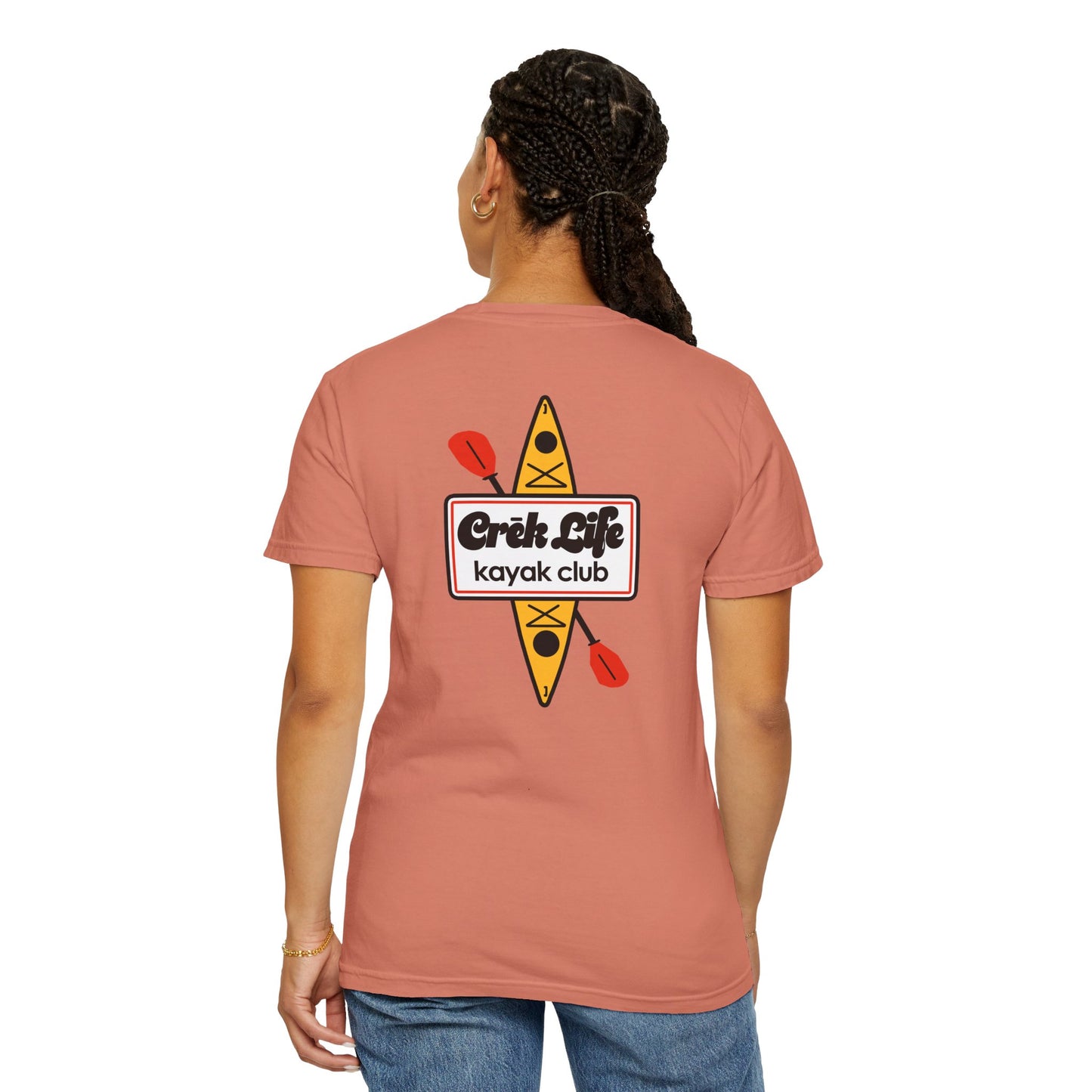 Crēk Life: Kayak Club Unisex Garment-Dyed T-shirt