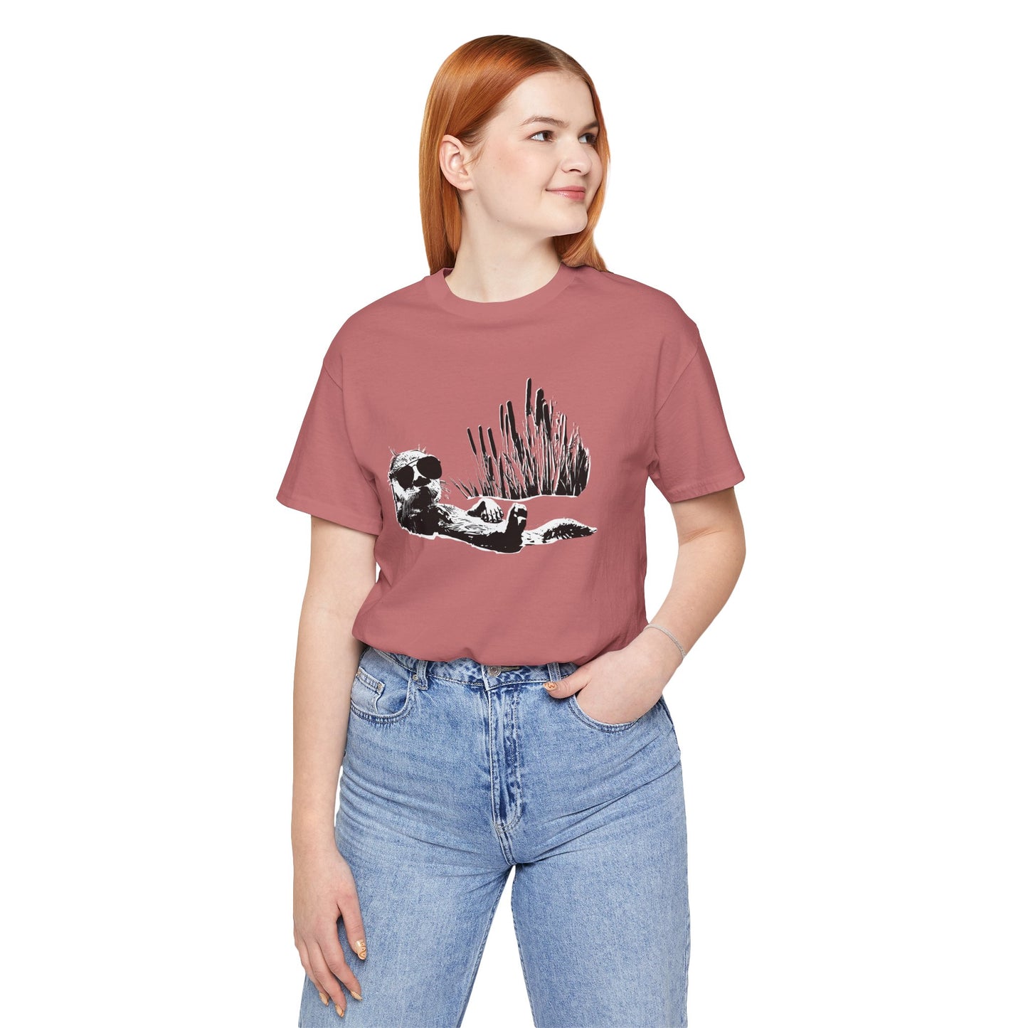 Otter Vibes: Unisex Bell+Canvas T-Shirt by Crēk Life