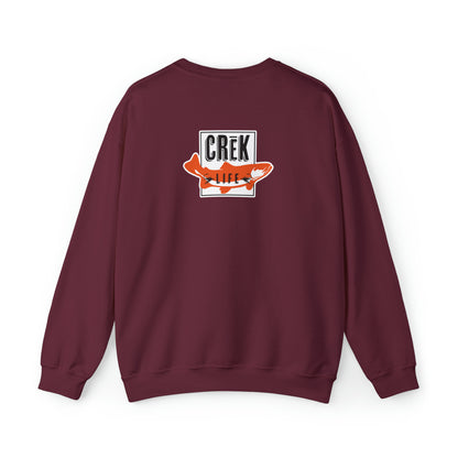 Crēk Life Fishing Club Unisex Heavy Blend™ Crewneck Sweatshirt