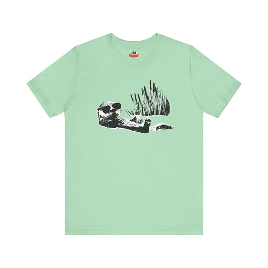 Otter Vibes: Unisex Bell+Canvas T-Shirt by Crēk Life
