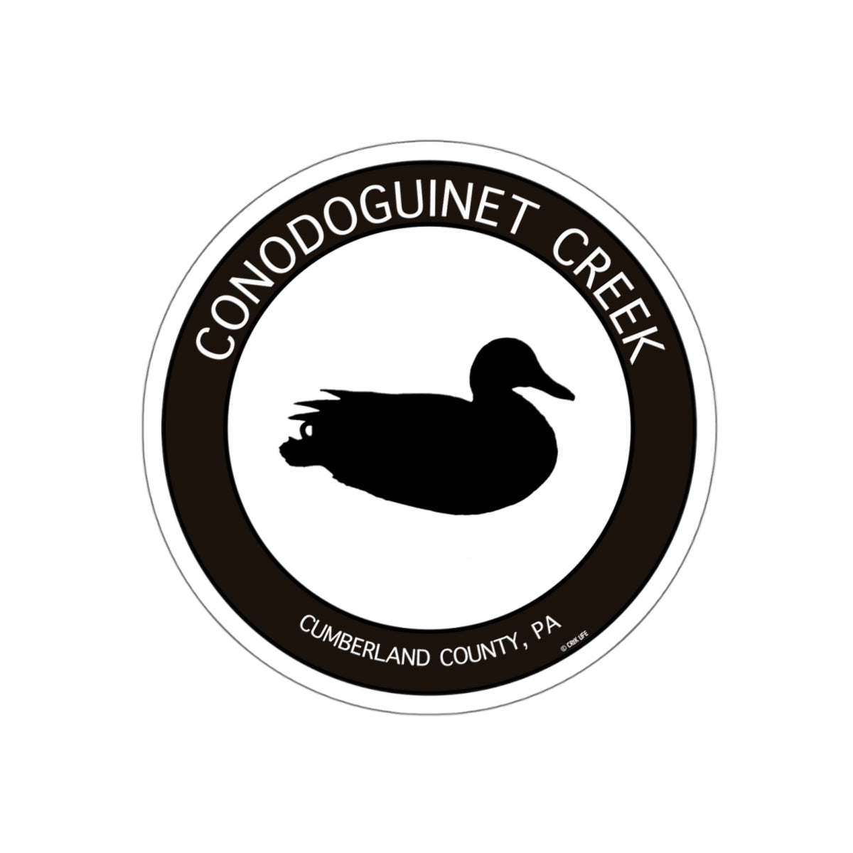 Conodoguinet Mallard Sticker by Crēk Life