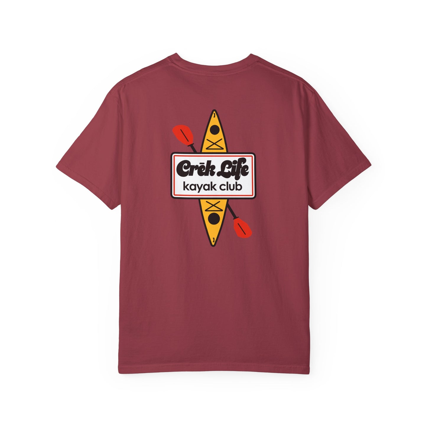 Crēk Life: Kayak Club Unisex Garment-Dyed T-shirt