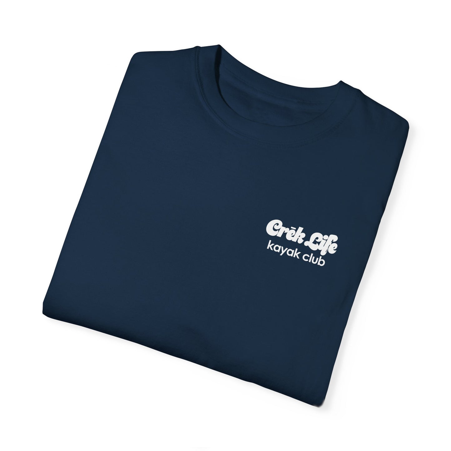 Crēk Life: Kayak Club Unisex Garment-Dyed T-shirt