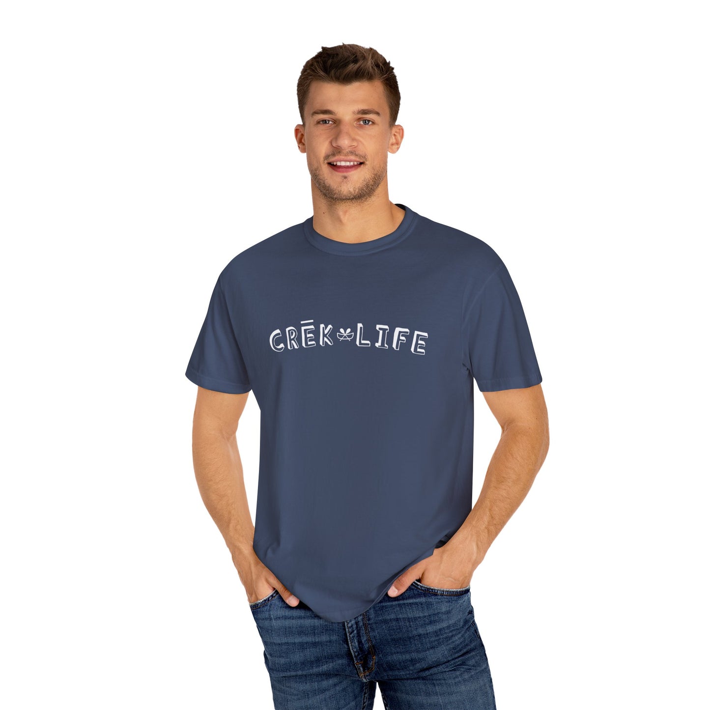 Crēk Life: Weekend Office Unisex Garment-Dyed T-shirt