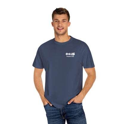 Crēk Life: Kayak Club Unisex Garment-Dyed T-shirt