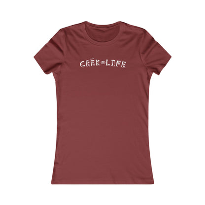 Crēk Life: Weekend Office Women's Tee (Bella + Canvas)