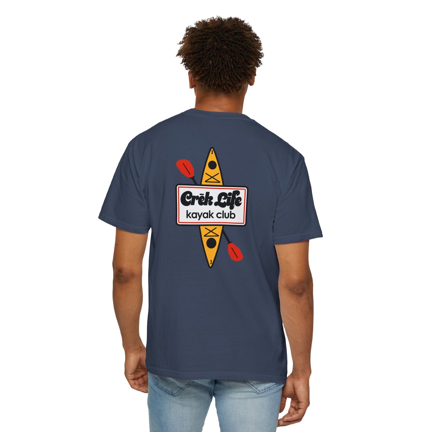 Crēk Life: Kayak Club Unisex Garment-Dyed T-shirt