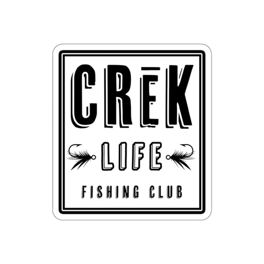 Crēk Life Fishing Club: Die-Cut Stickers