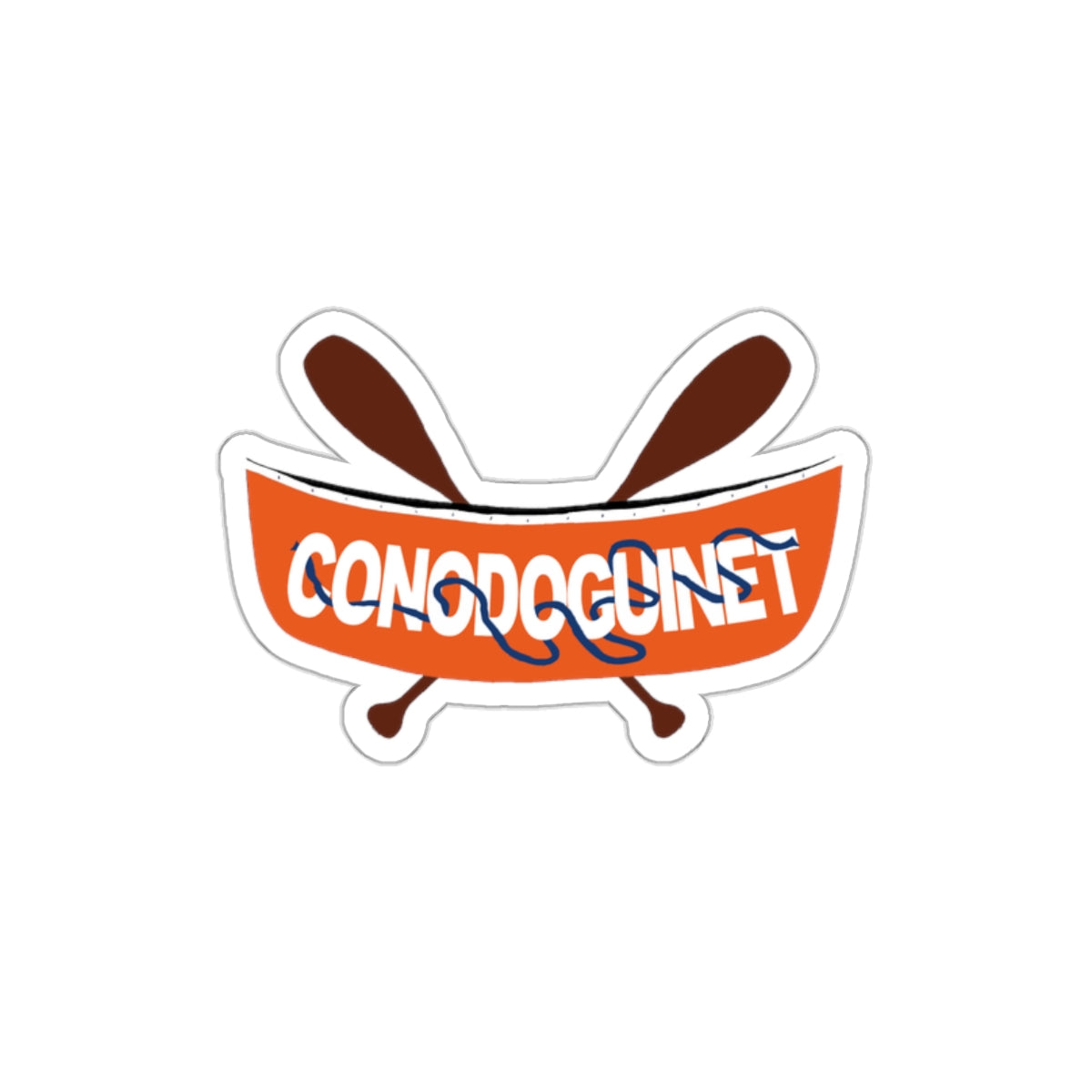 Cono Canoe: Die-Cut Stickers