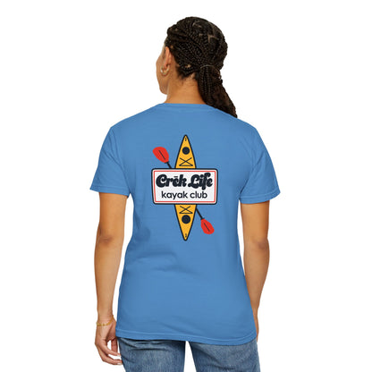 Crēk Life: Kayak Club Unisex Garment-Dyed T-shirt