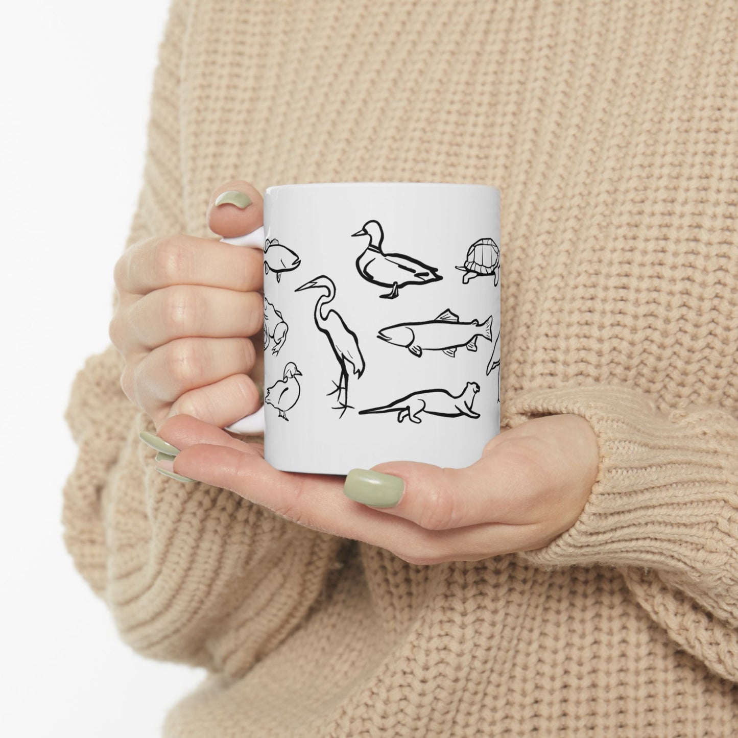 Crēk Creatures Ceramic Mug